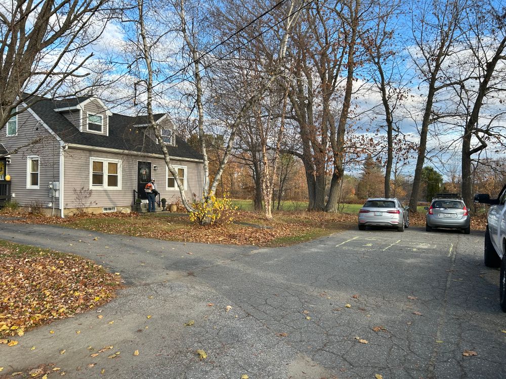 Our Fall Clean Up service ensures your lawn stays pristine by removing leaves, debris, and preparing your yard for winter. Let us handle the hard work while you enjoy a tidy outdoor space. for CM & Sons Landscaping LLC in Benton, ME