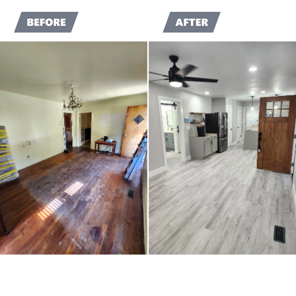 Before/After Interior Renovations for AG Construction in Greenville, SC