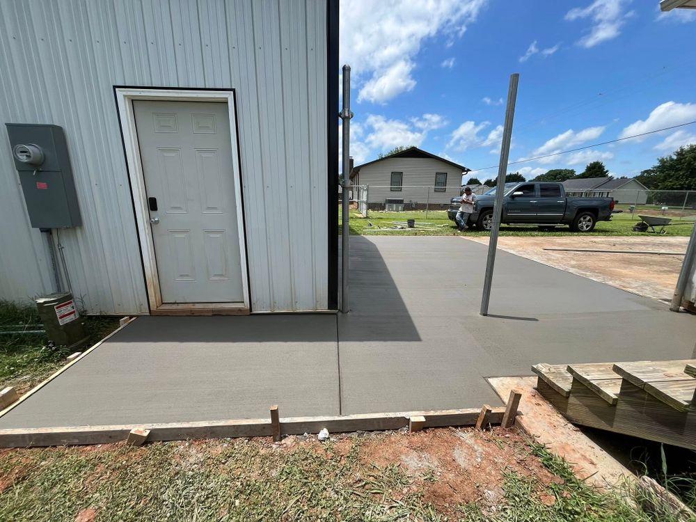 Our Concrete Slab Construction service ensures durable, high-quality slabs for your home. With expert precision and top-grade materials, we guarantee a stable foundation for garages, patios, and other residential projects. for Wicks Construction Group in Duncan, SC