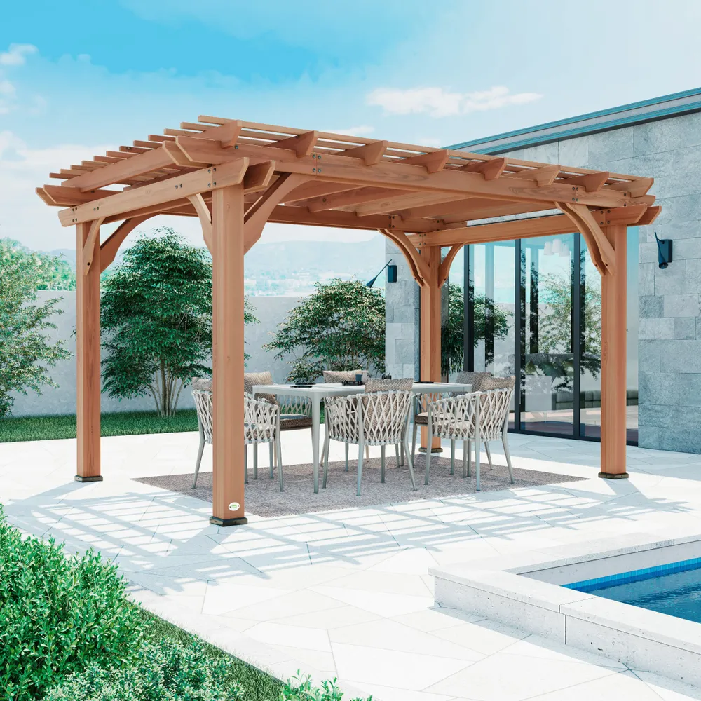 Enhance your outdoor space with our custom pergolas, designed to provide shade and style. Our expert craftsmen ensure quality installation, creating a beautiful extension of your home for relaxation and entertainment. for Gecko Fence & Patio in Bay County, MI