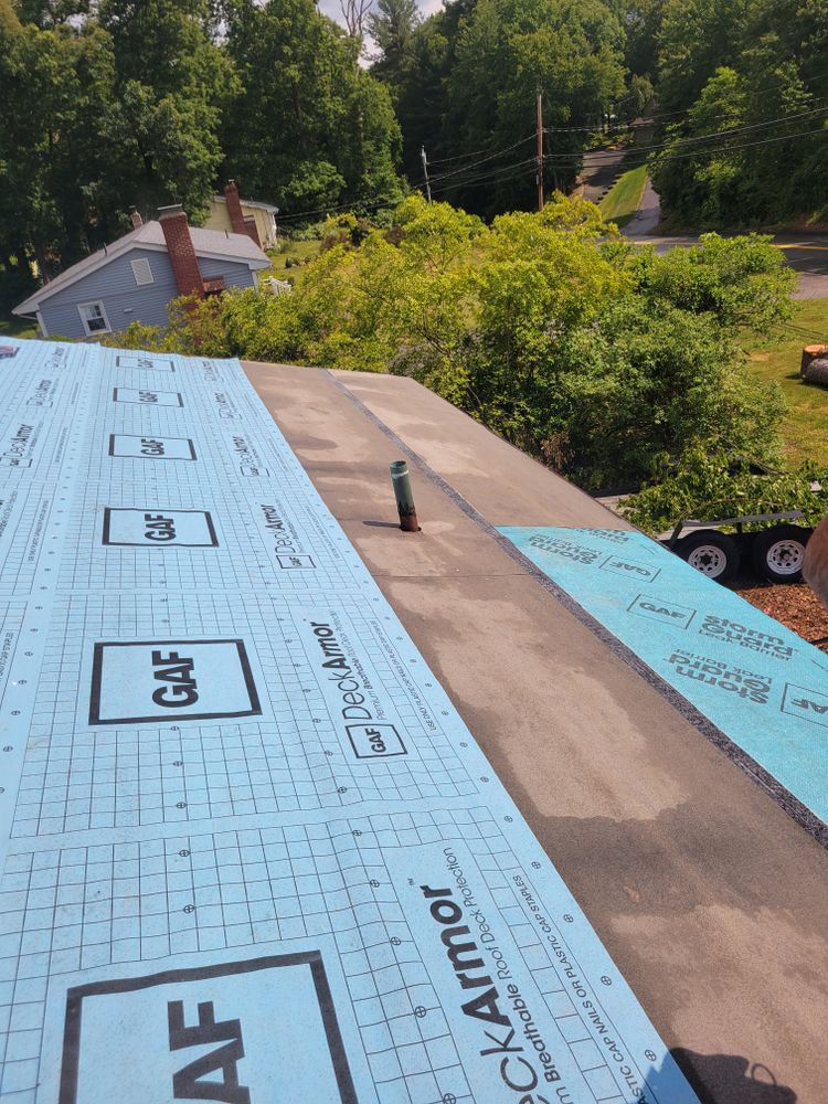 Roofing for CV Construction LLC in Hebron, CT