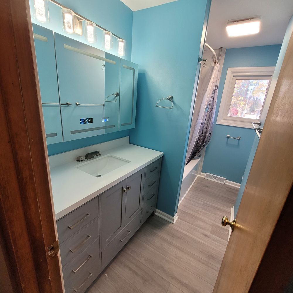 Bathroom renovation  for CPIA Home Renovations in Des Moines, IA