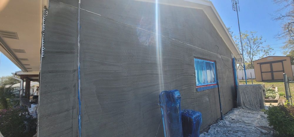 Stucco repairs for Refresh Painting in Wesley Chapel, FL