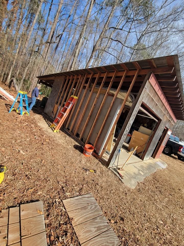 Our Shed Building service delivers durable, attractive storage solutions tailored to your property by a trusted custom home building company, enhancing organization, functionality, and curb appeal with quality craftsmanship. for Bailey Construction & Remodel in Sedley, VA