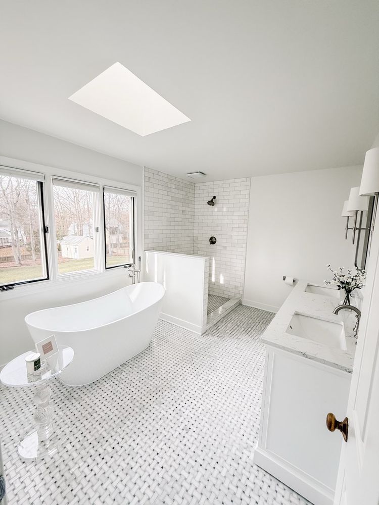 Transform your bathroom with our remodeling service, featuring expert design and quality craftsmanship. Update fixtures, tiles, and decor for a fresh look that enhances both functionality and style in your home. for Problem Solver Painting  in Chesterfield, VA