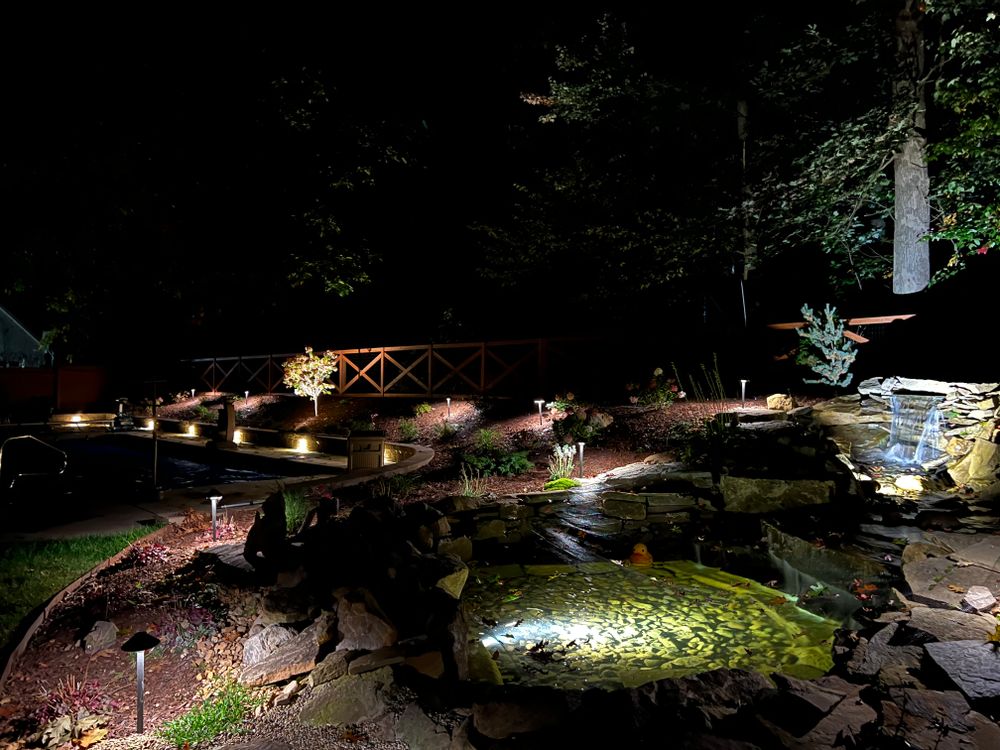 Landscape Lighting for Resnik Landscaping Services in New Kensington, PA