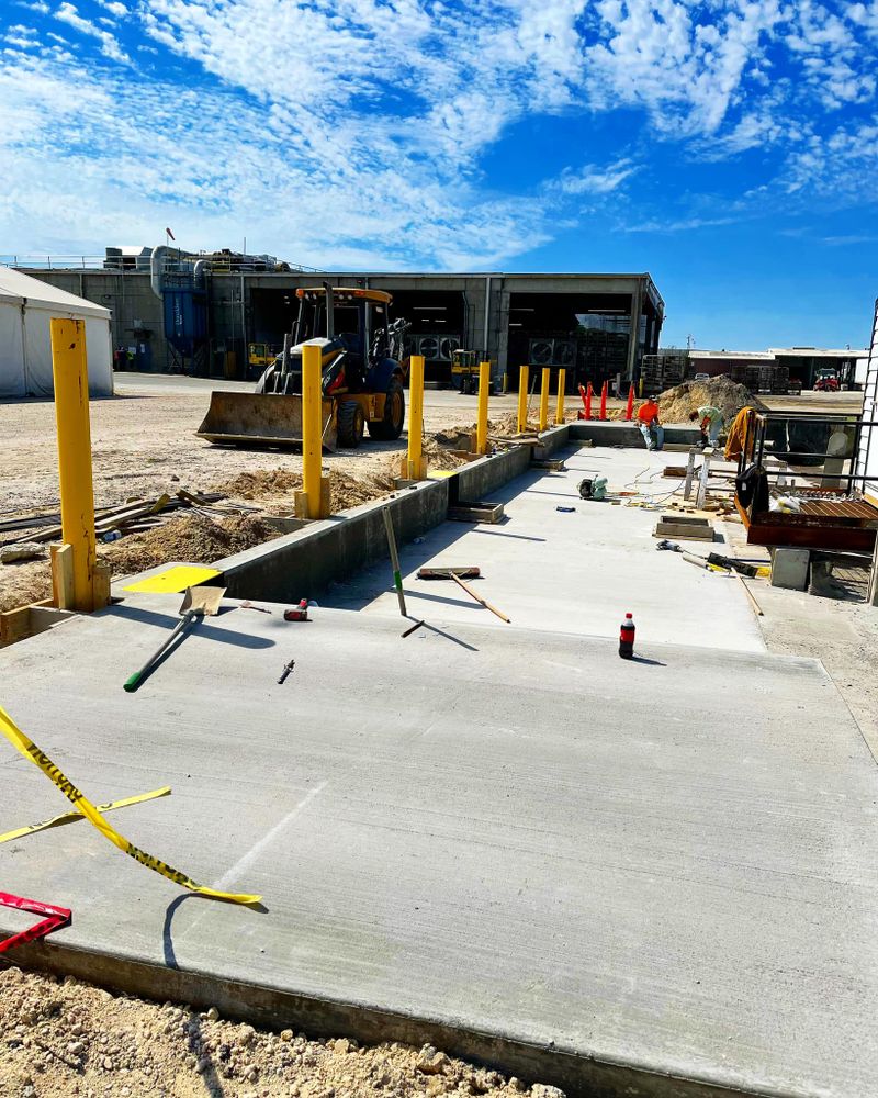 Our industrial concrete services ensure durable, high-quality solutions for commercial needs, integrating robust materials and advanced techniques to deliver long-lasting results tailored specifically to industrial applications.  for Ellis Scales in Northwest, FL