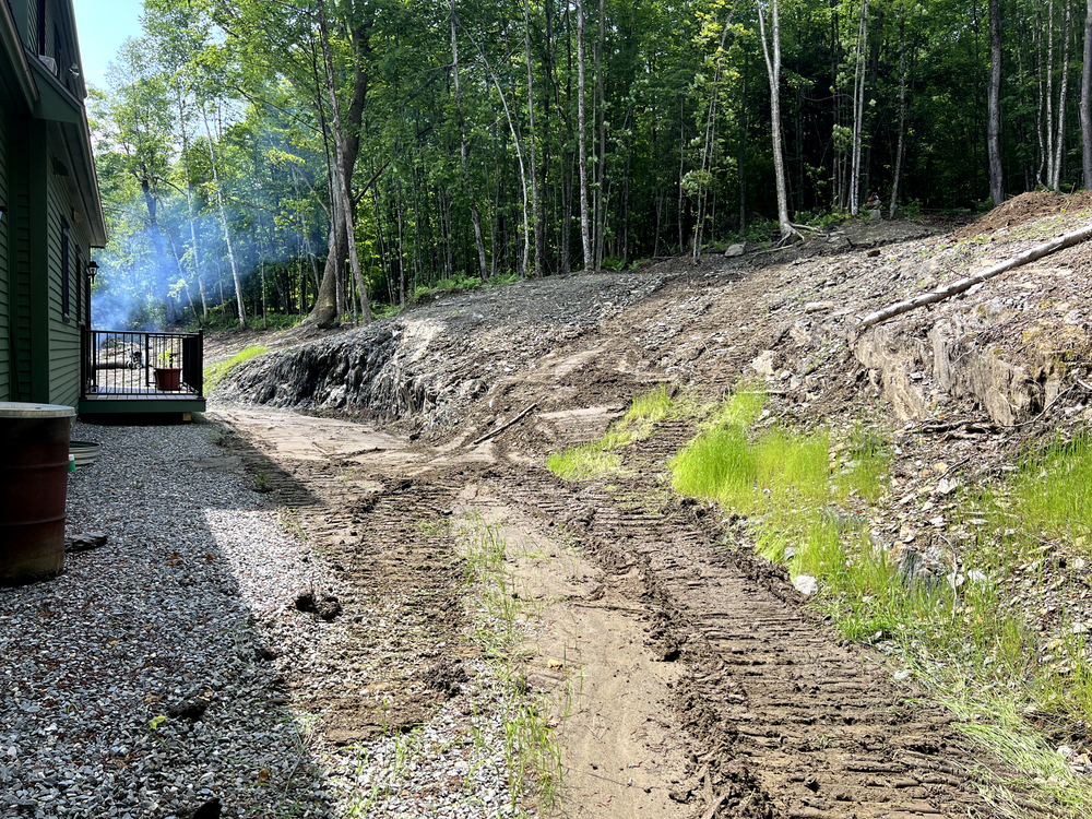 Lawn Makeover for Andy Naylor Excavation in Stowe, VT
