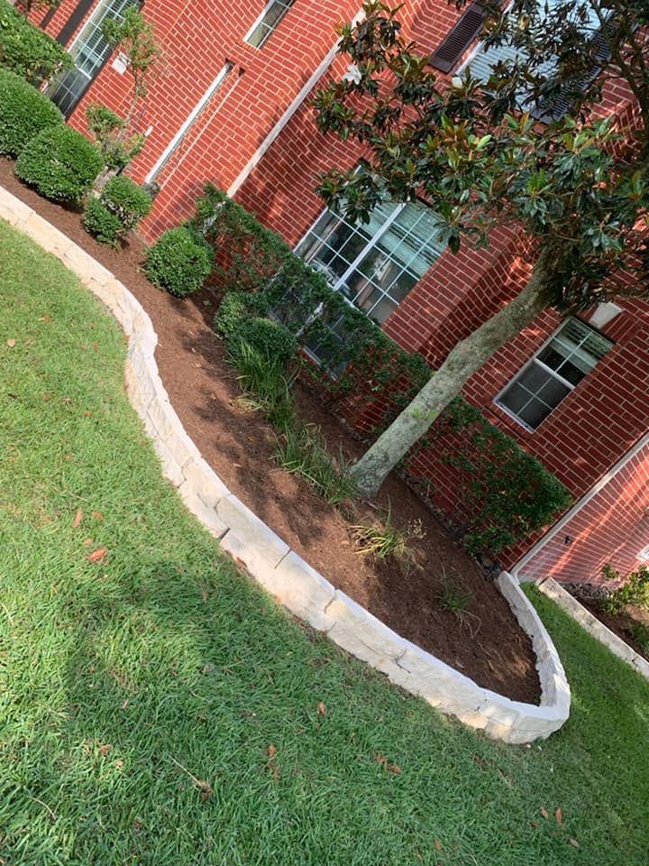 Landscaping for DJM Ground Services in Tomball, TX