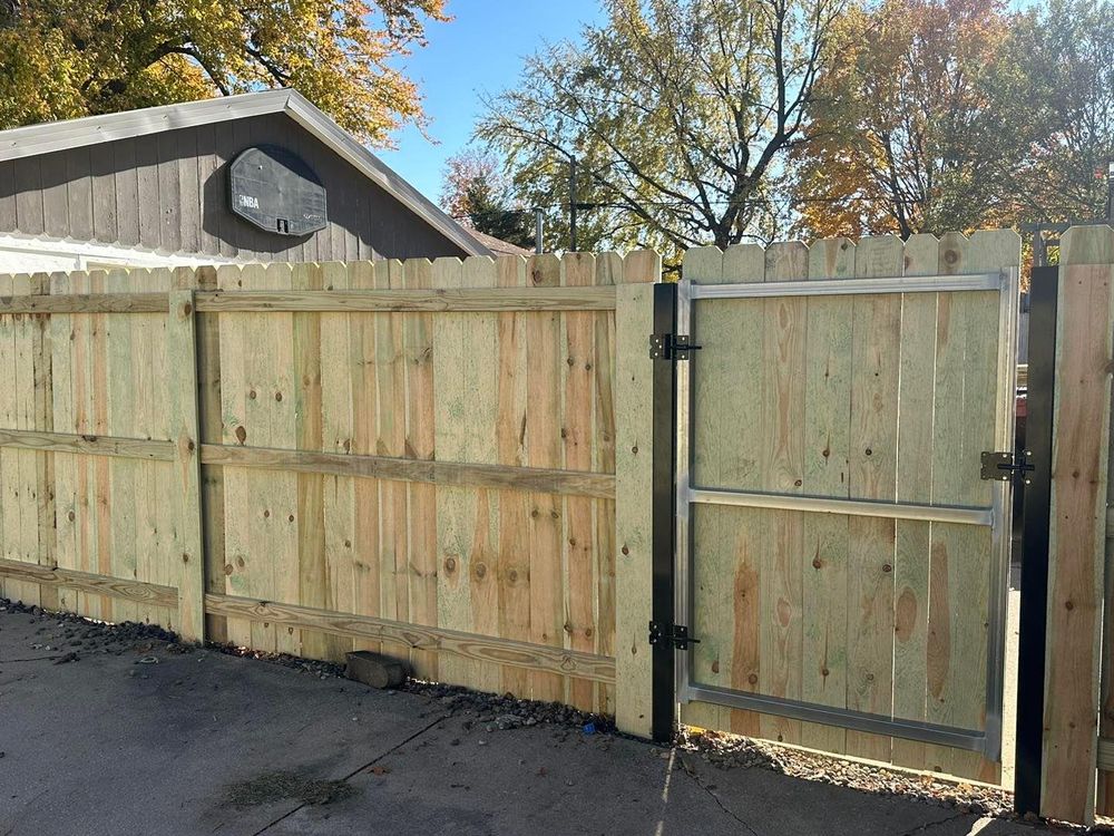 Fence Installation for Illinois Fence & outdoor co. in Kewanee, Illinois