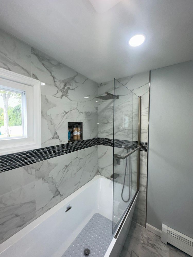 Bathroom Renovation for RMO Construction in Central Islip, New York