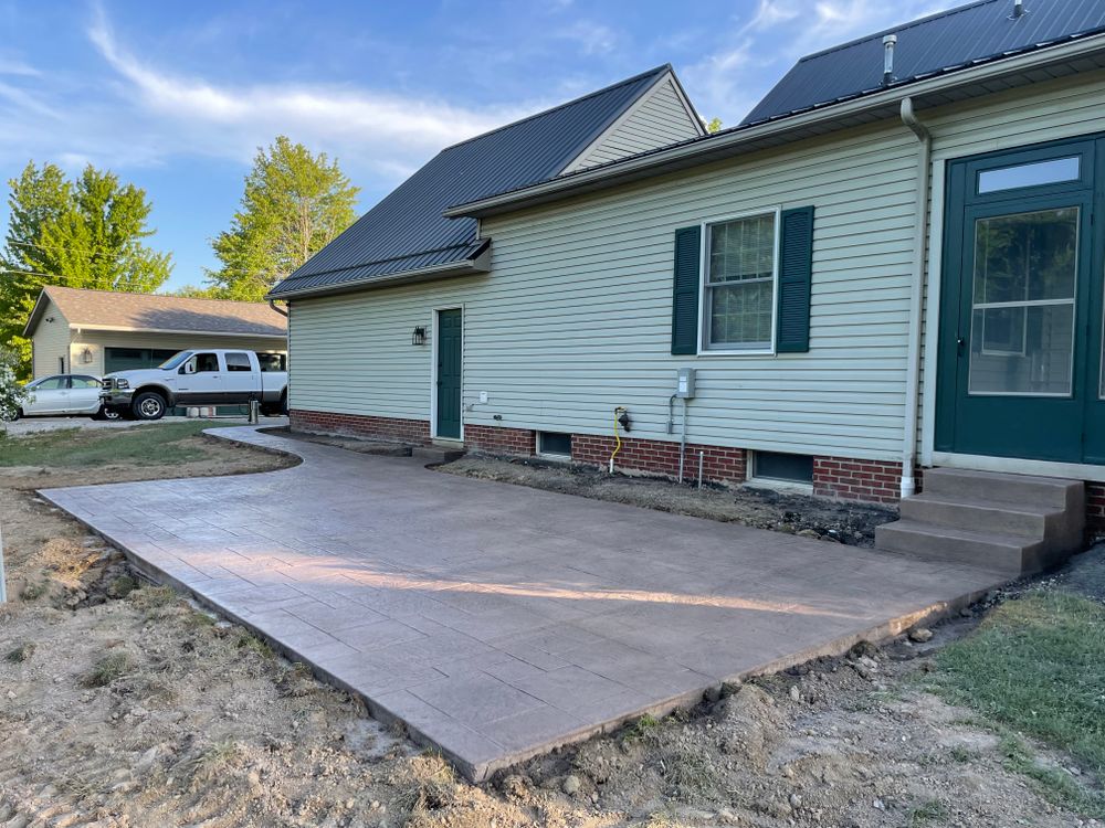 Stamped Concrete for Doncrete LLC in Medina, OH