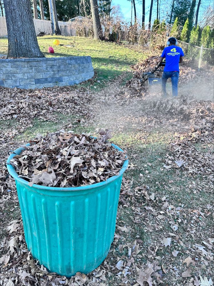 Leaf Removal for 4 Brothers Landscaping LLC in Albany, NY