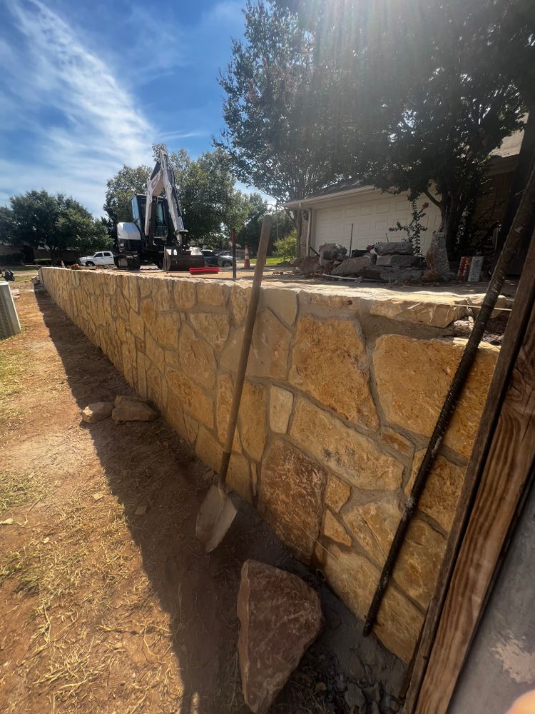 Retaining Walls for BW Concrete Contracting LLC in Fort Worth, TX