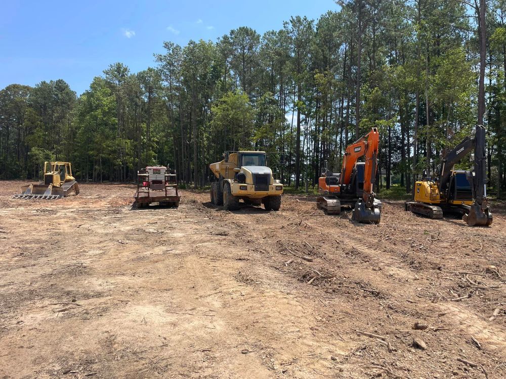 Excavating for Southern Land Improvements in Edgefield, SC