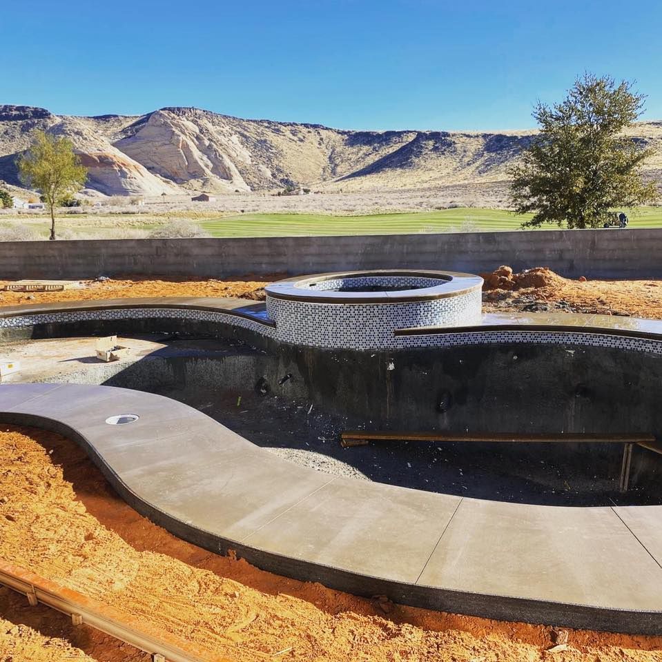 Pool Tile for Gladiator Construction in St. George, UT