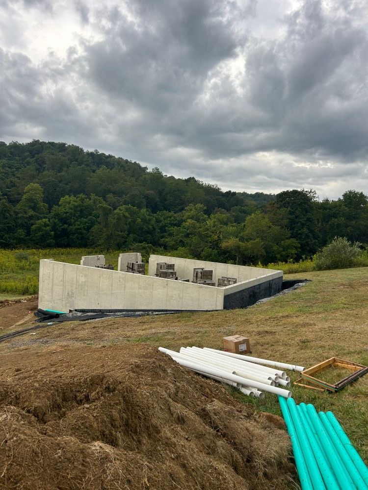 Poured Concrete Walls for Hanula Concrete Pumping in Pittsburgh, PA