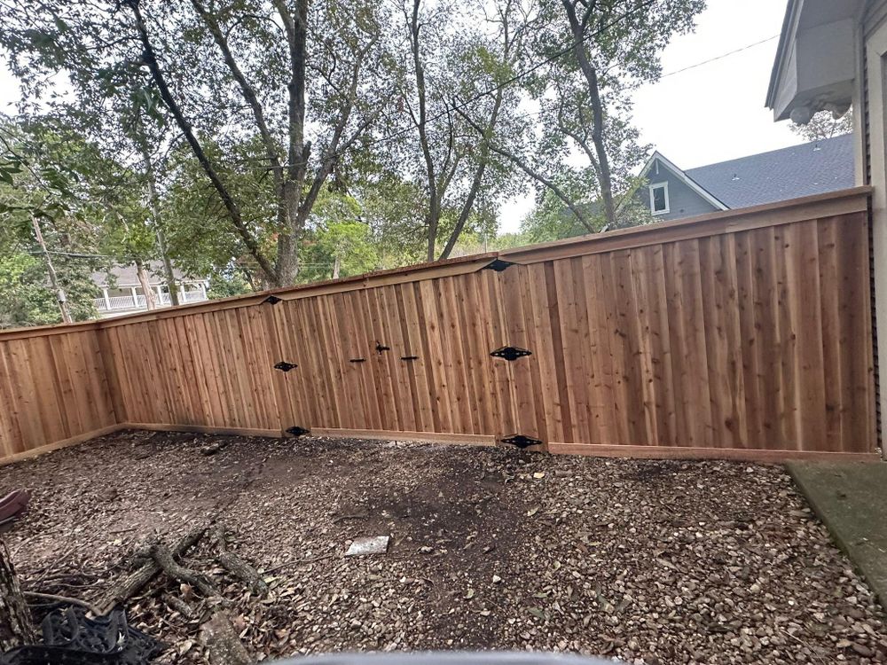Fence Installation for JSL Woodworks and Contracting in Midlothian, TX