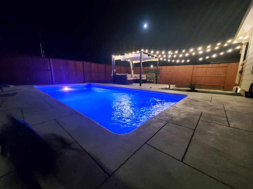 Fiberglass Pool for UBER FORCE in San Antonio, TX