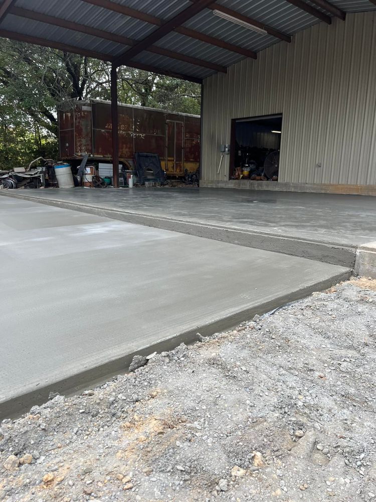 Concrete for Mel Concrete and Construction in College Station, TX