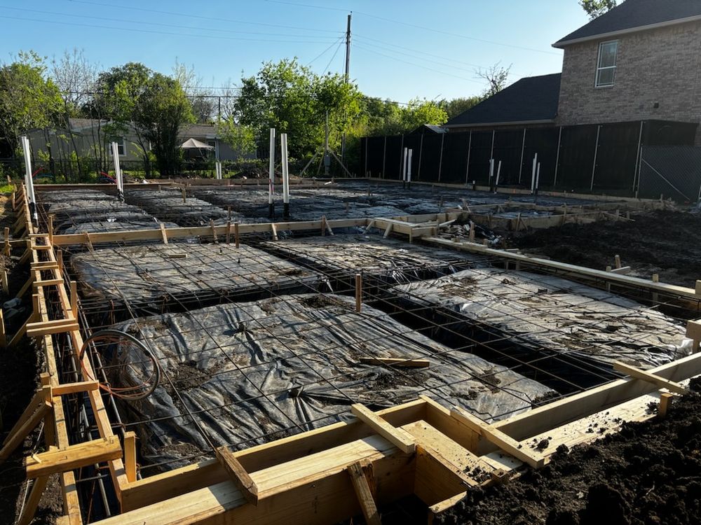Our Concrete Slab Construction service offers durable and expertly crafted slabs for foundations, patios, or driveways, ensuring long-lasting strength and quality workmanship tailored to enhance your home's structural integrity. for Maldonado's Concrete Construction in Dallas, TX