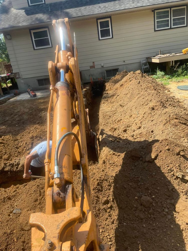 Our trenching service offers precise and efficient digging for utility installations, drainage systems, and landscaping needs. Trust our experienced team to enhance your property's functionality while ensuring safety and minimal disruption. for Just In Time Excavating LLC in Williamstown, NJ