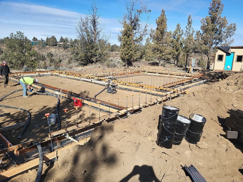Foundation for TJR Concrete and Construction in Bend, OR