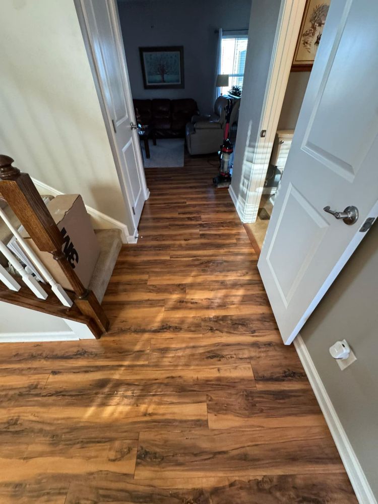 Our LVT service offers homeowners durable, stylish, and cost-effective luxury vinyl tile flooring that mimics natural materials like wood and stone, ensuring easy maintenance with a vast range of design options. for Catawba Valley Flooring in Conover, NC