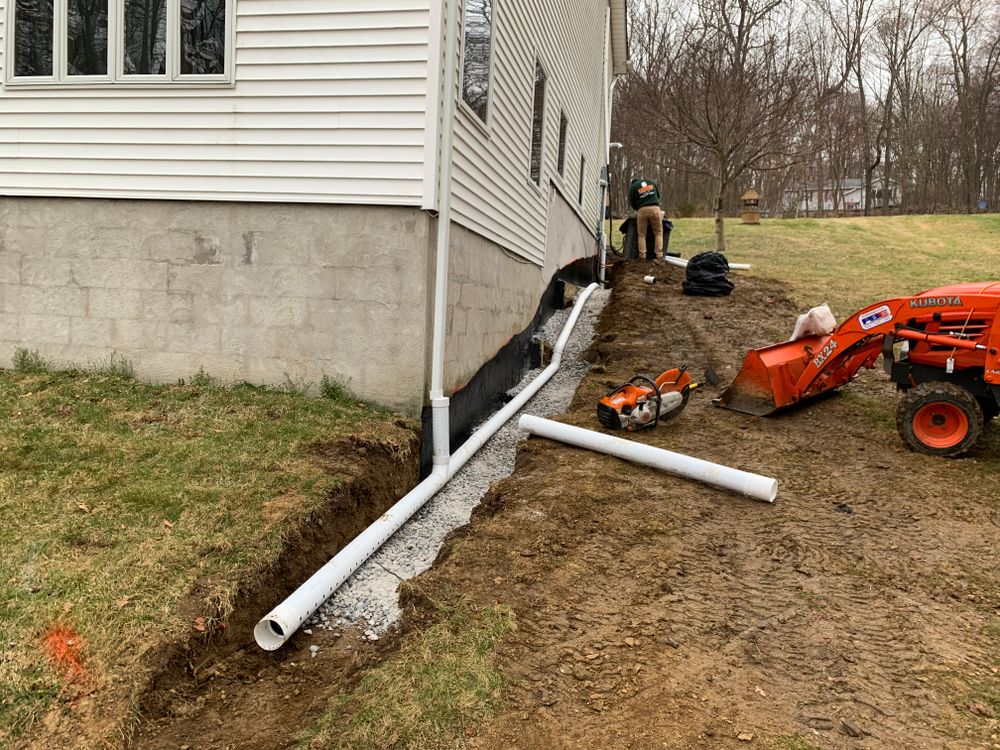 Drainage & Excavation for NK Landscaping LLC in Dutchess County, NY