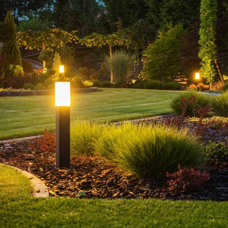 Enhance your home’s beauty, safety, and nighttime curb appeal with our Landscape Lighting service, thoughtfully planned to highlight your landscape and design while creating a warm, inviting outdoor atmosphere. for Extra Mile Landscape & Irrigation in Orem, UT