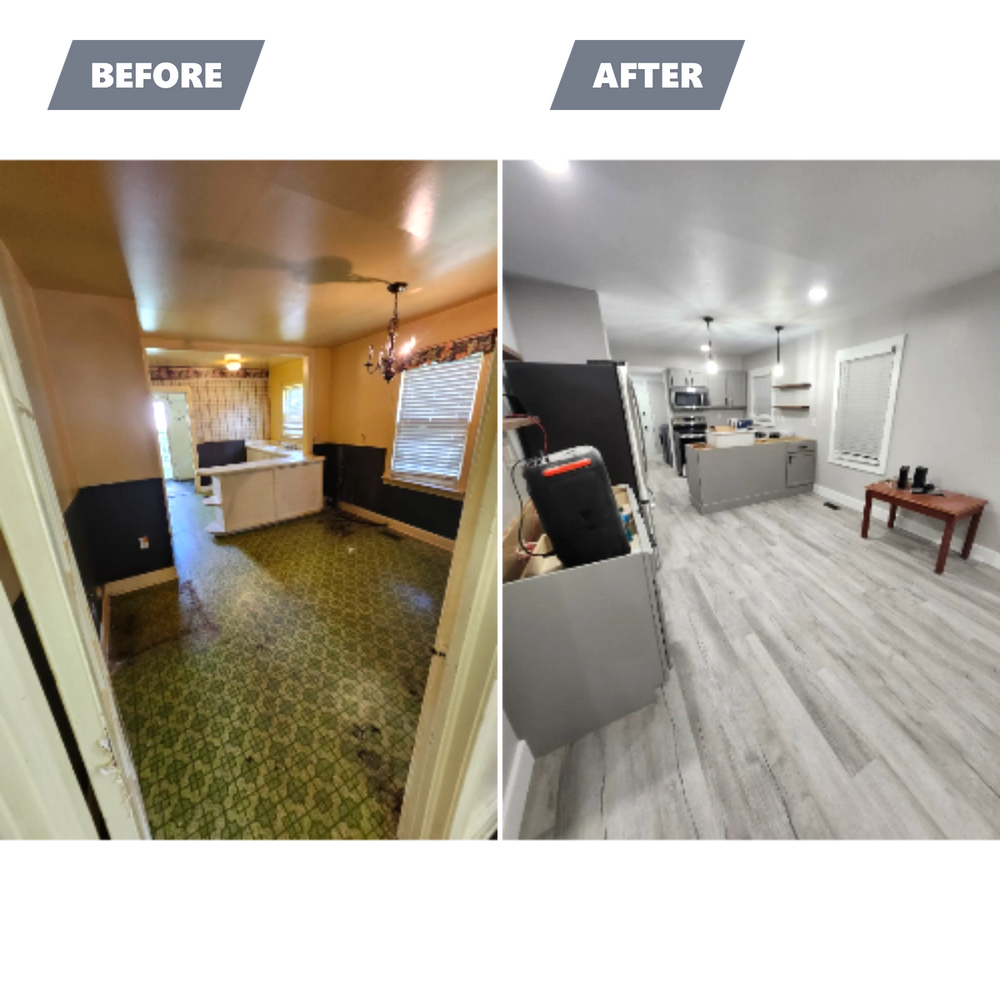 Before/After Interior Renovations for AG Construction in Greenville, SC