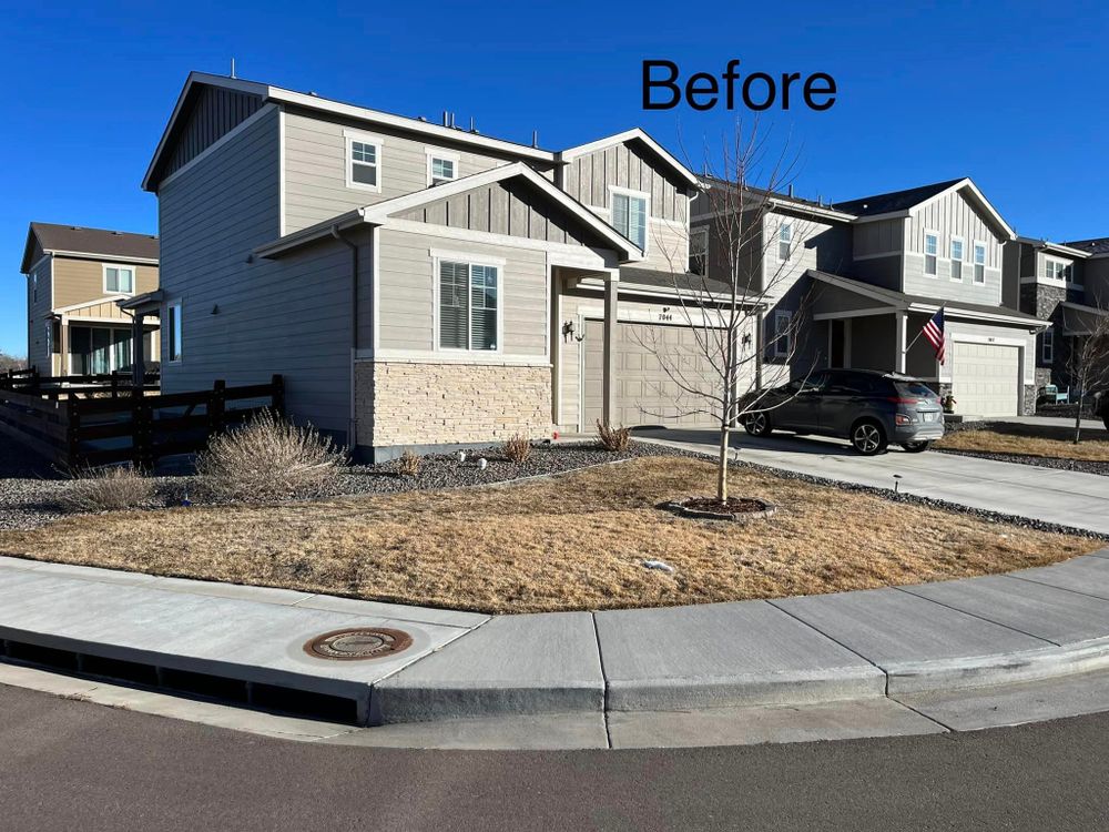 Fall and Spring Clean Up for Top of The Edge Landscape in Peyton,  CO