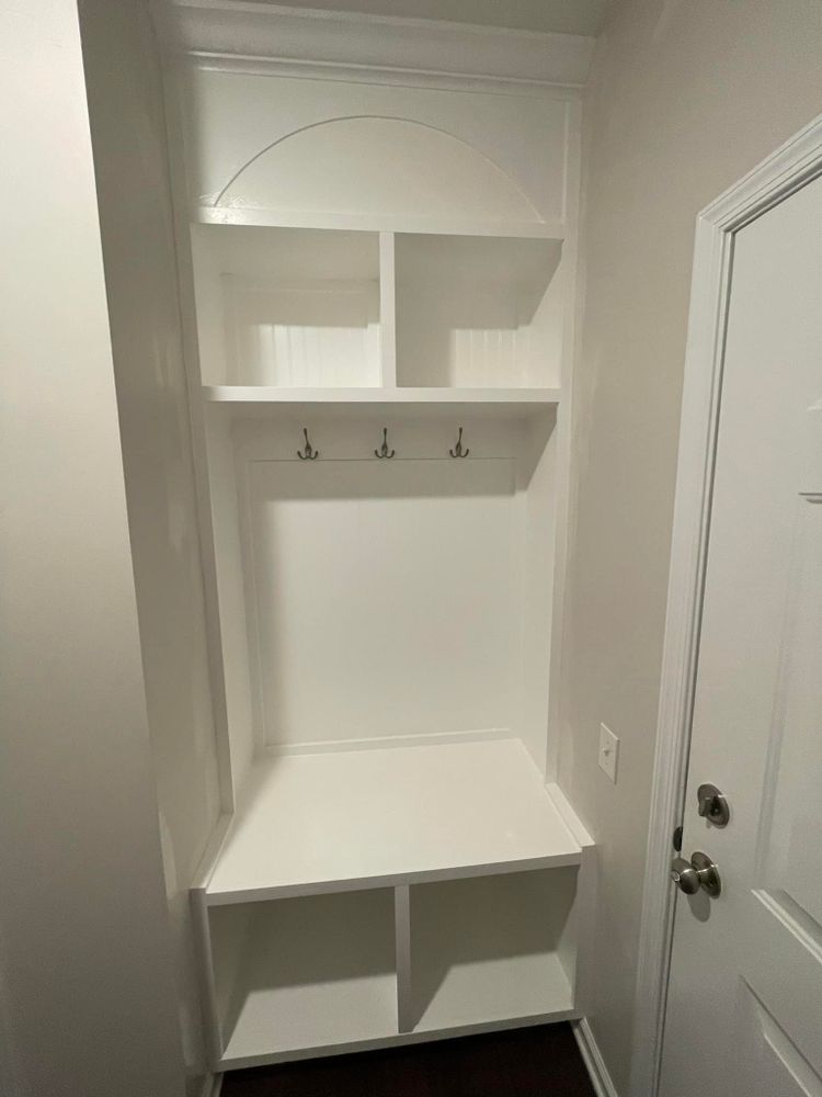 Our carpentry service offers expert craftsmanship for custom cabinetry, trim work, and home renovations. Enhance your living space with tailored woodworking solutions designed to meet your unique style and functional needs. for New Jersey Building Contractor LLC in Washington Township, New Jersey