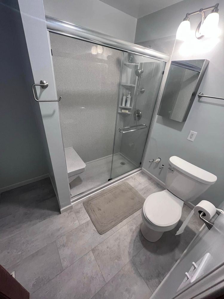 Transform your bathroom into a modern oasis with our expert renovation services, enhancing functionality and aesthetic appeal while increasing home value. experience seamless design and quality craftsmanship tailored to your vision. for PKC Construction in Sterling, IL
