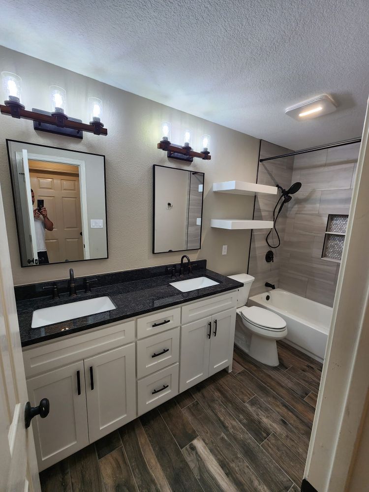 Transform your bathroom with our professional bathroom renovation service, offering expert design and seamless installation to create a functional, stylish space that enhances both comfort and home value. for Nolen Contracting in Forney, TX