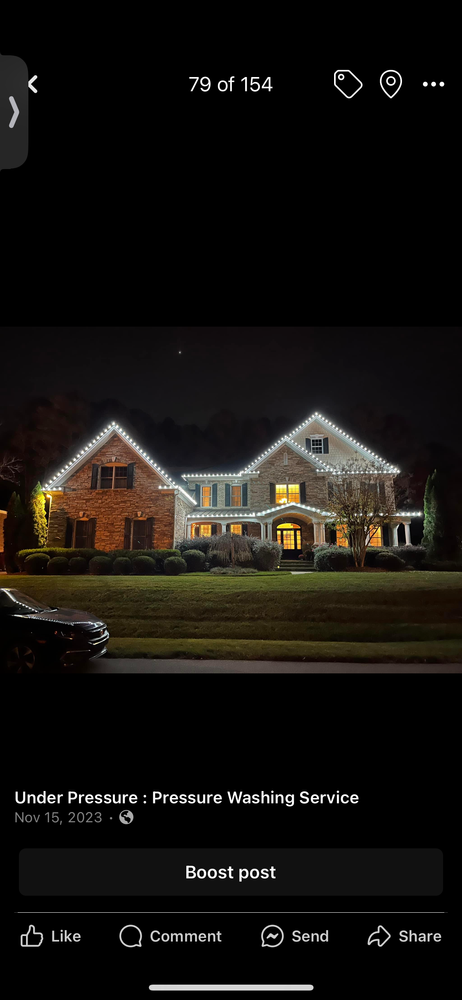 Holiday Lighting  for Under Pressure: Pressure Washing Service in Raleigh, NC