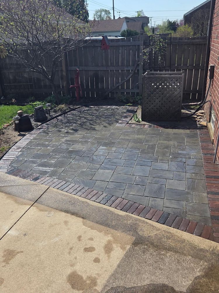 Paver Patio Design & Construction for Humphries Hardscape - Pavers and Landscaping in Wyandotte, MI
