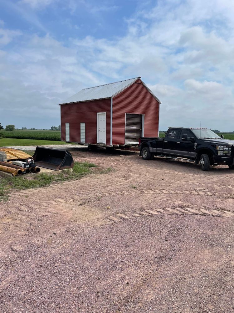 Our Barn & Shed Moving service expertly relocates your structures with precision and care, ensuring safe transportation to your desired location while minimizing disruption to your property and maintaining building integrity. for LCI Building Mover's in Jackson, MN