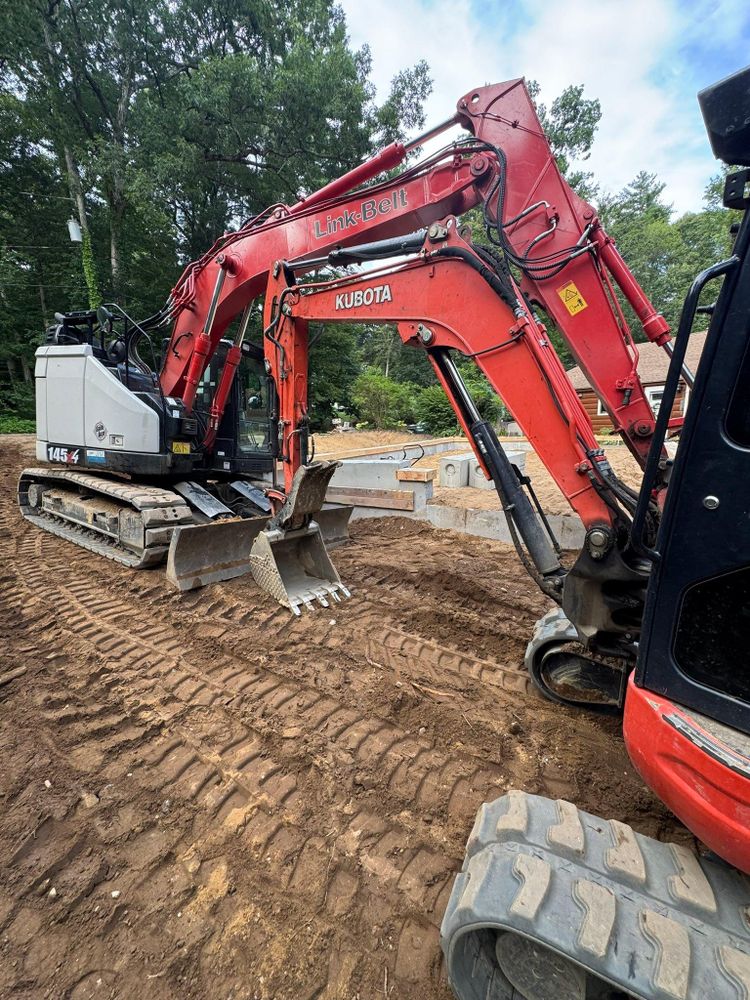 Excavation for CS Property Maintenance in Middlebury, CT