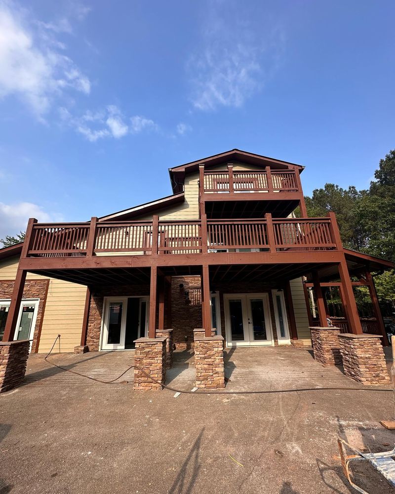 Deck Staining for Maicks Painting in Villa Rica, GA