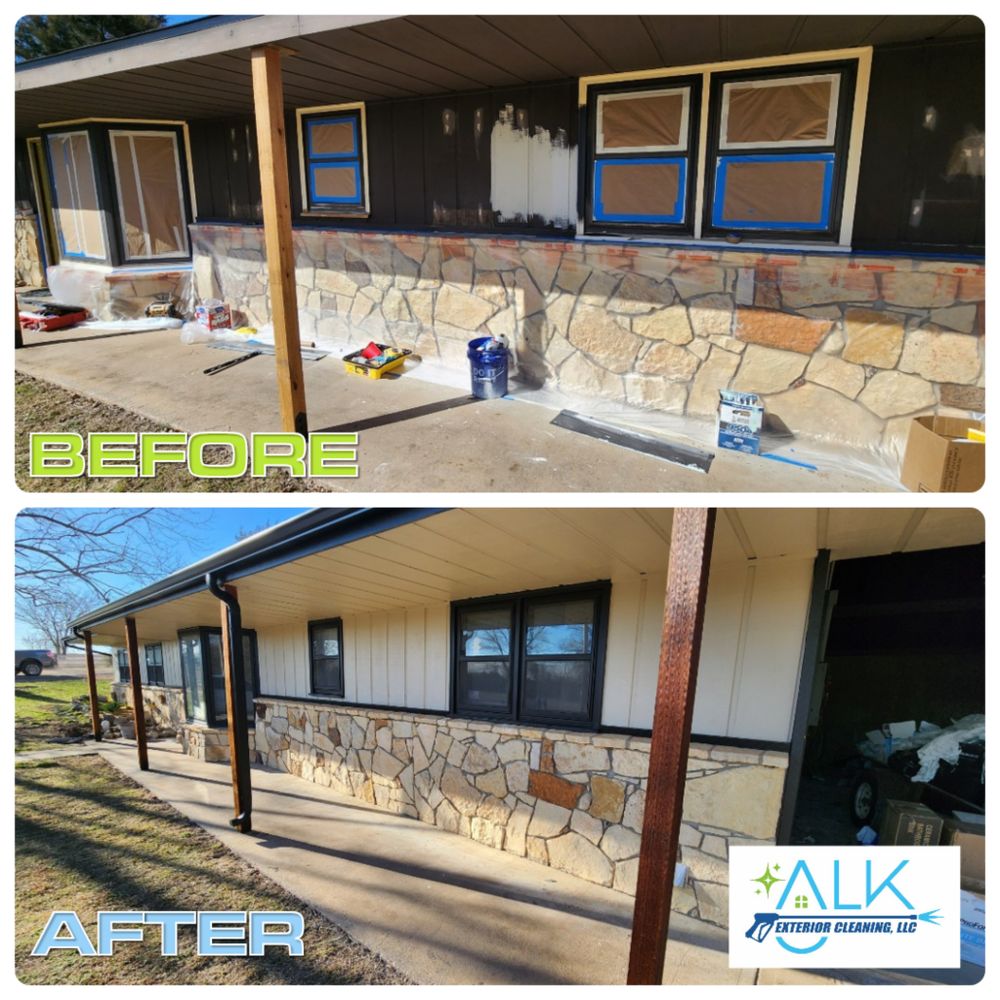 Exterior House Painting for ALK Exterior Cleaning, LLC in Burden, KS