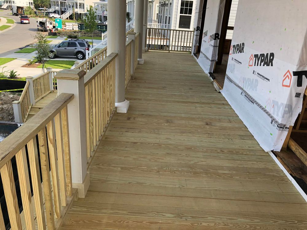 Our deck & patio installation service transforms your outdoor space into a stunning, functional area for relaxation and entertainment. Enhance your home's value with expertly crafted designs tailored to your style. for Supreme General Contracting in Goose Creek, SC
