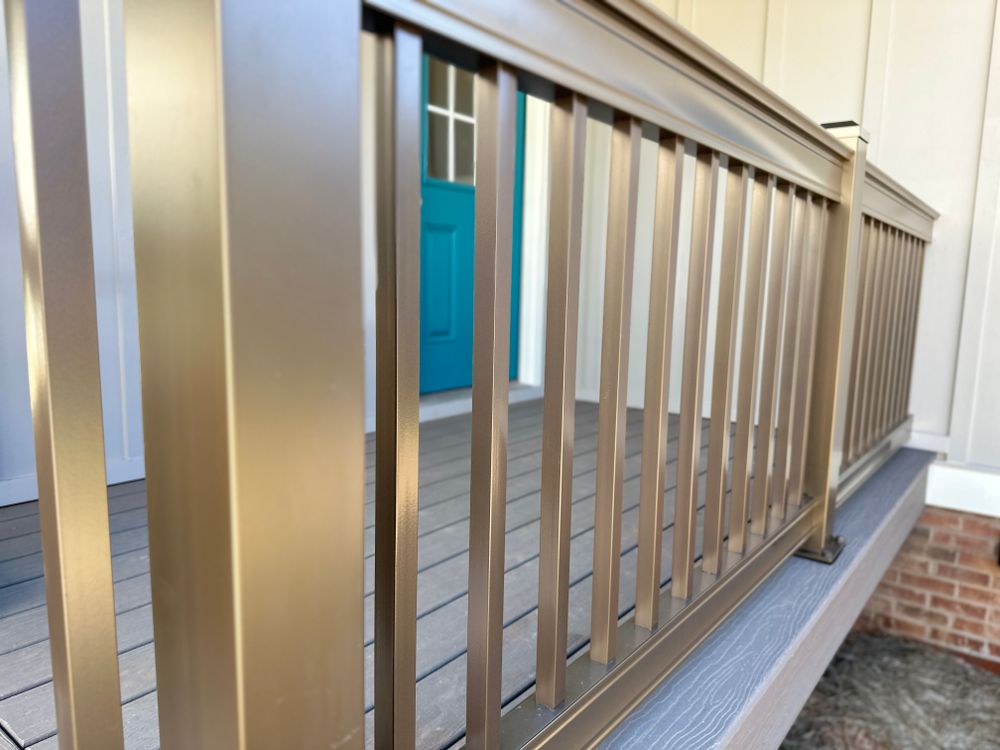 Aluminum Composite Porches and Decks  for Emfinger Custom Builders LLC in Pine Mountain, GA