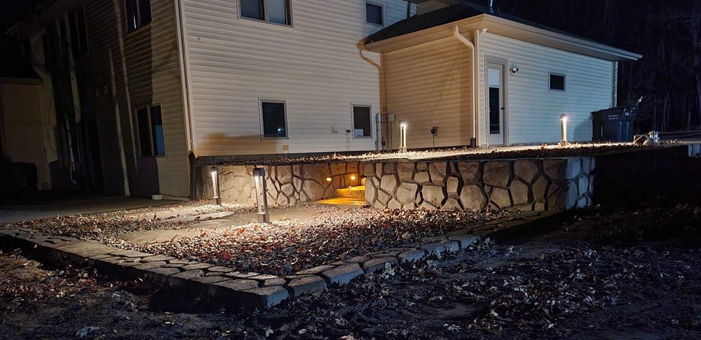 Carved Concrete Retaining Walls  for STAMPEDE Vertical Concrete in Isanti, Minnesota