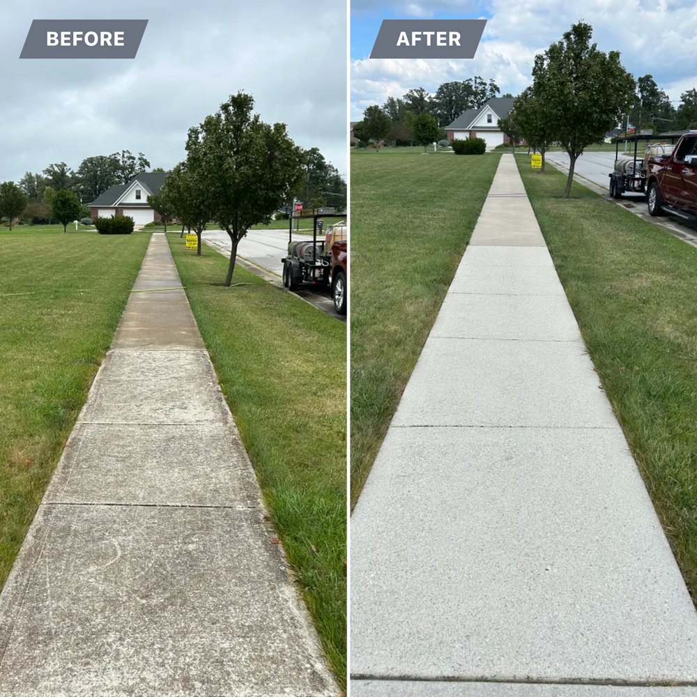 Sidewalks for X-treme Pro Wash in Huntsville, OH