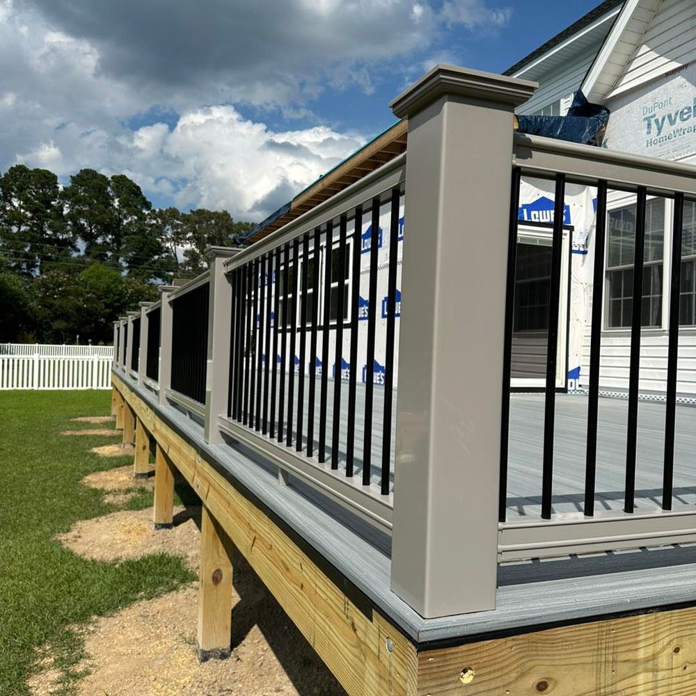 Transform your outdoor space with our expert Deck & Patio Installation services, combining quality craftsmanship and innovative design to create a stunning, functional area that enhances your home’s beauty and value. for Palm Haven NC in Raleigh, NC