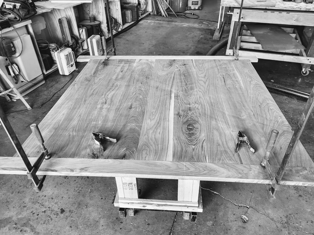 Walnut table for S P Young Construction in Wickenburg, AZ