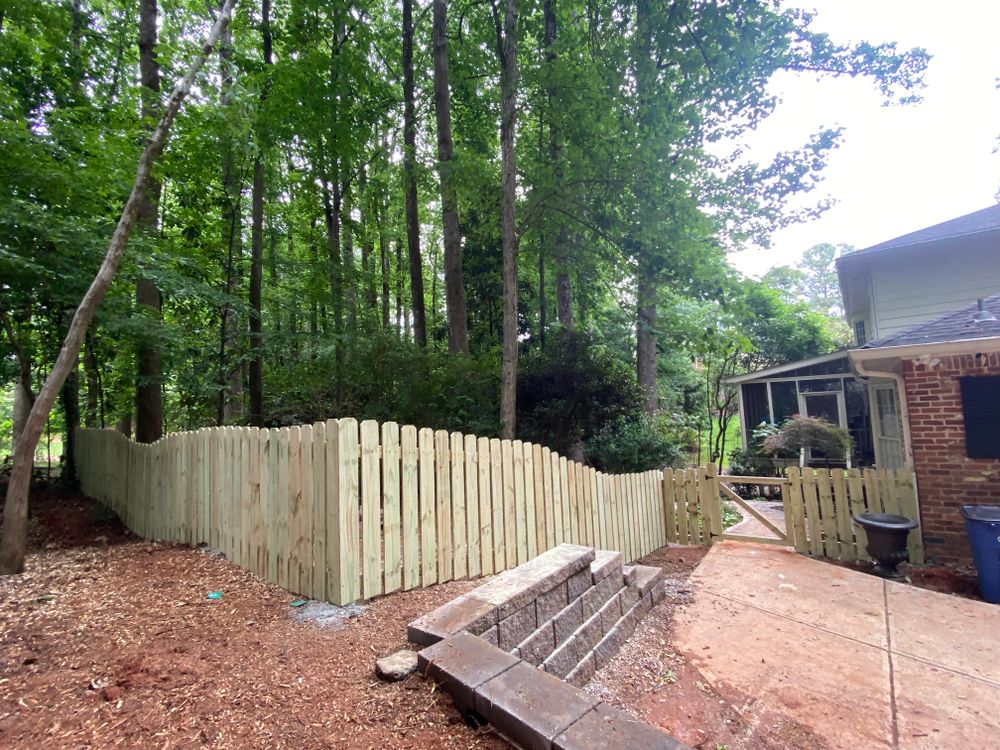 Fall Clean Up for Two Brothers Landscaping in Atlanta, Georgia