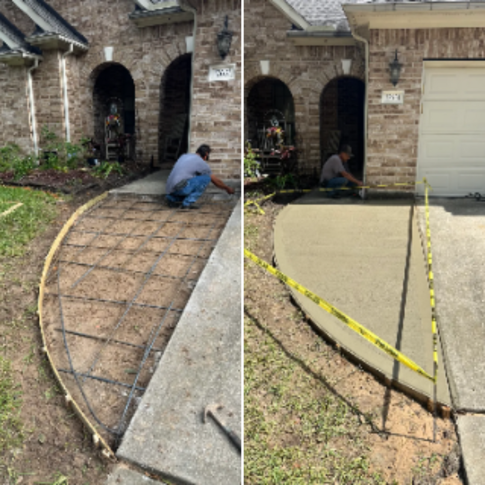 Before & Afters for Texas Curb N Borders in Houston, TX