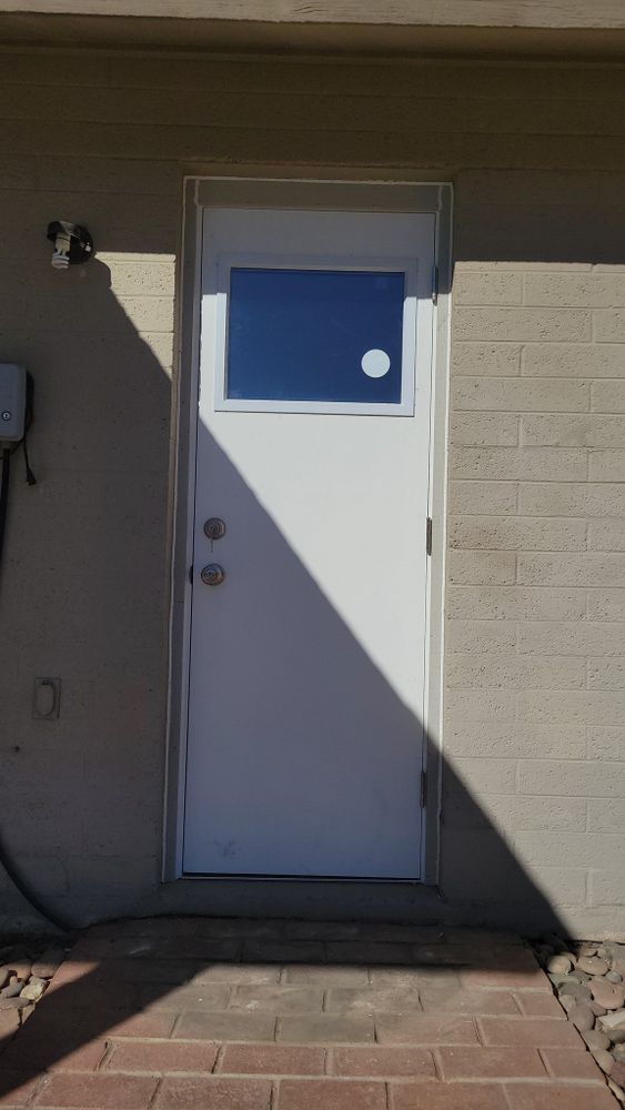 Door installation for TNT Doors in Gilbert, AZ